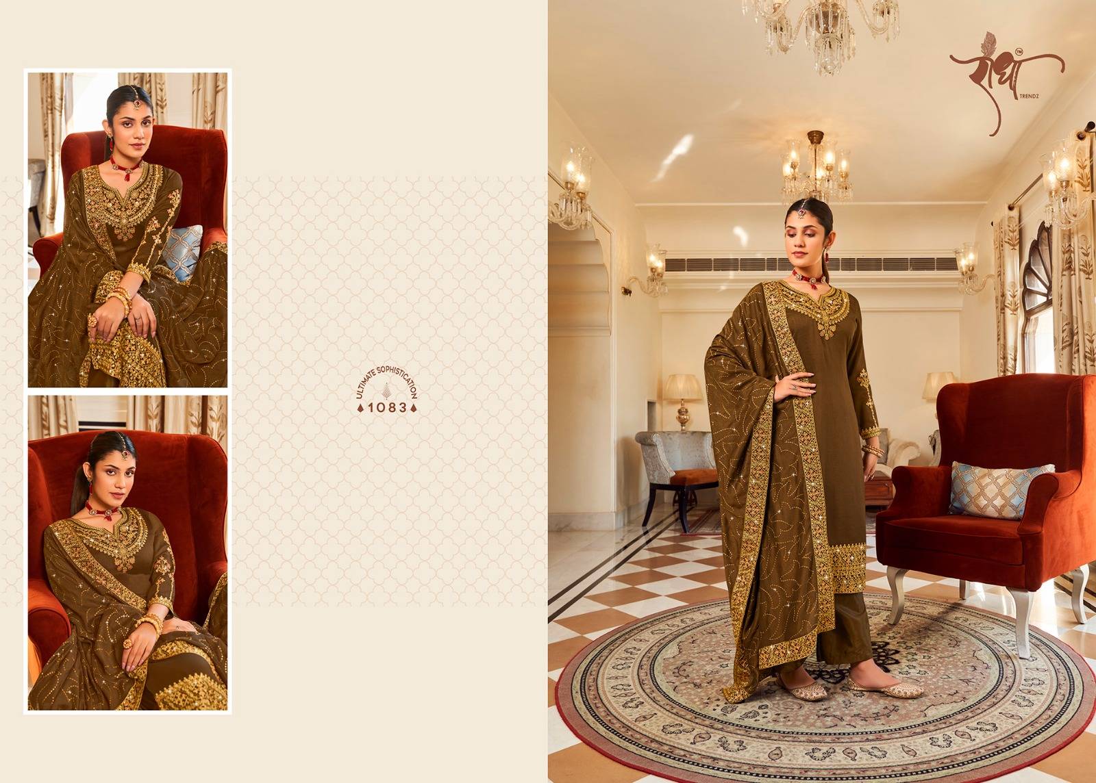 HOOR BY RADHA TRENDZ 1081 To 1086 Series Beautiful Fancy Colorful Stylish Occasional Wear Premium PURE VICHITHRA Dresses At Wholesale Price
